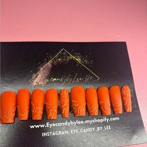 eye candy Orange Press-On Nails